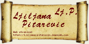 Ljiljana Pitarević vizit kartica